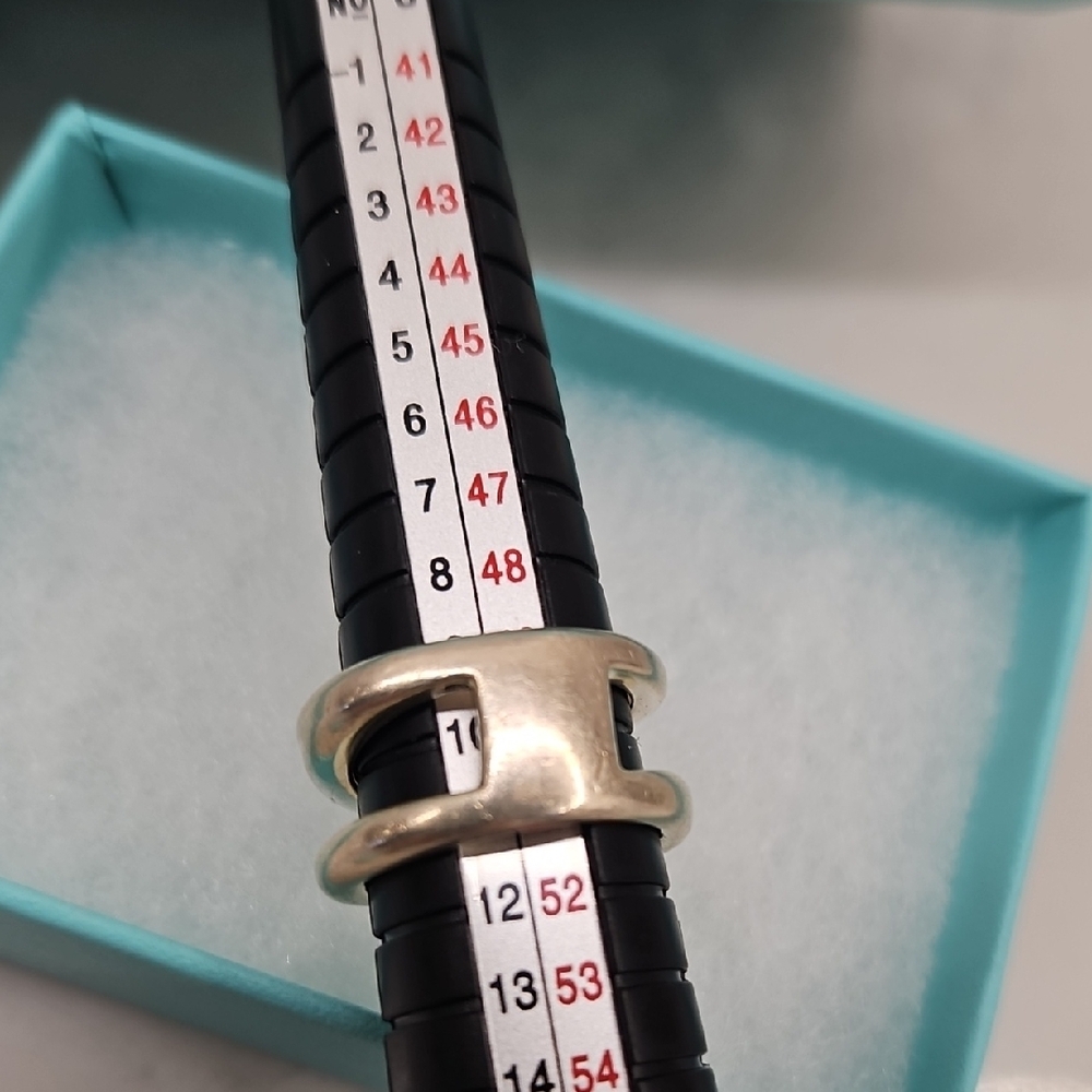 Tiffany & Co. Zig Zag Band Ring - Sterling Silver Size 6 - Picture 5 of 12